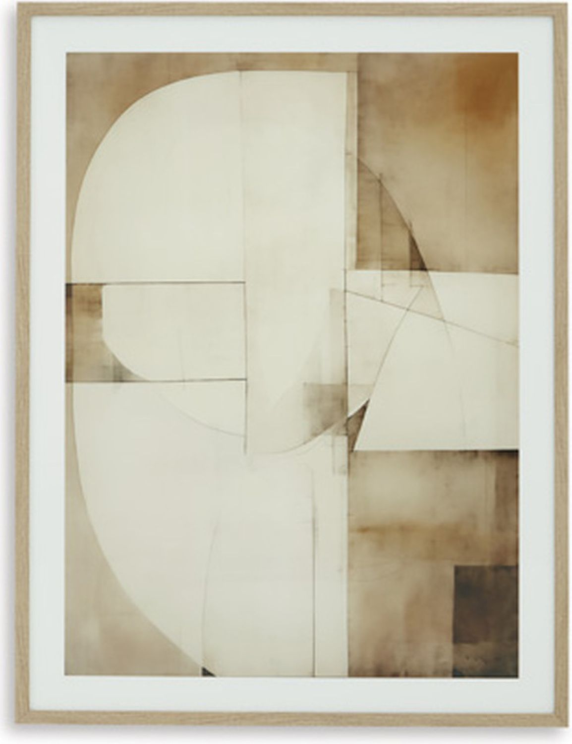 Corlain Wall Art In White and Brown A8000407