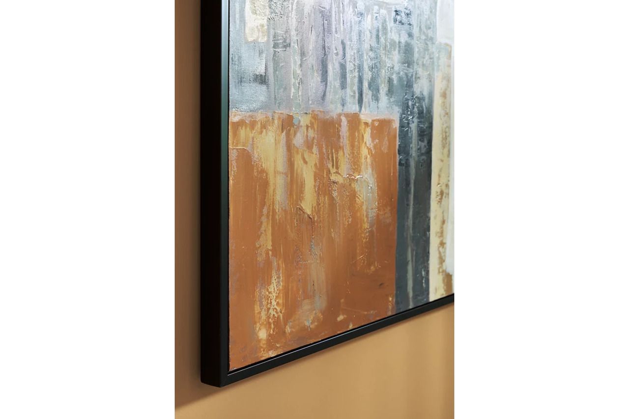 Howford Wall Art In Gray/Brown/Black A8000426