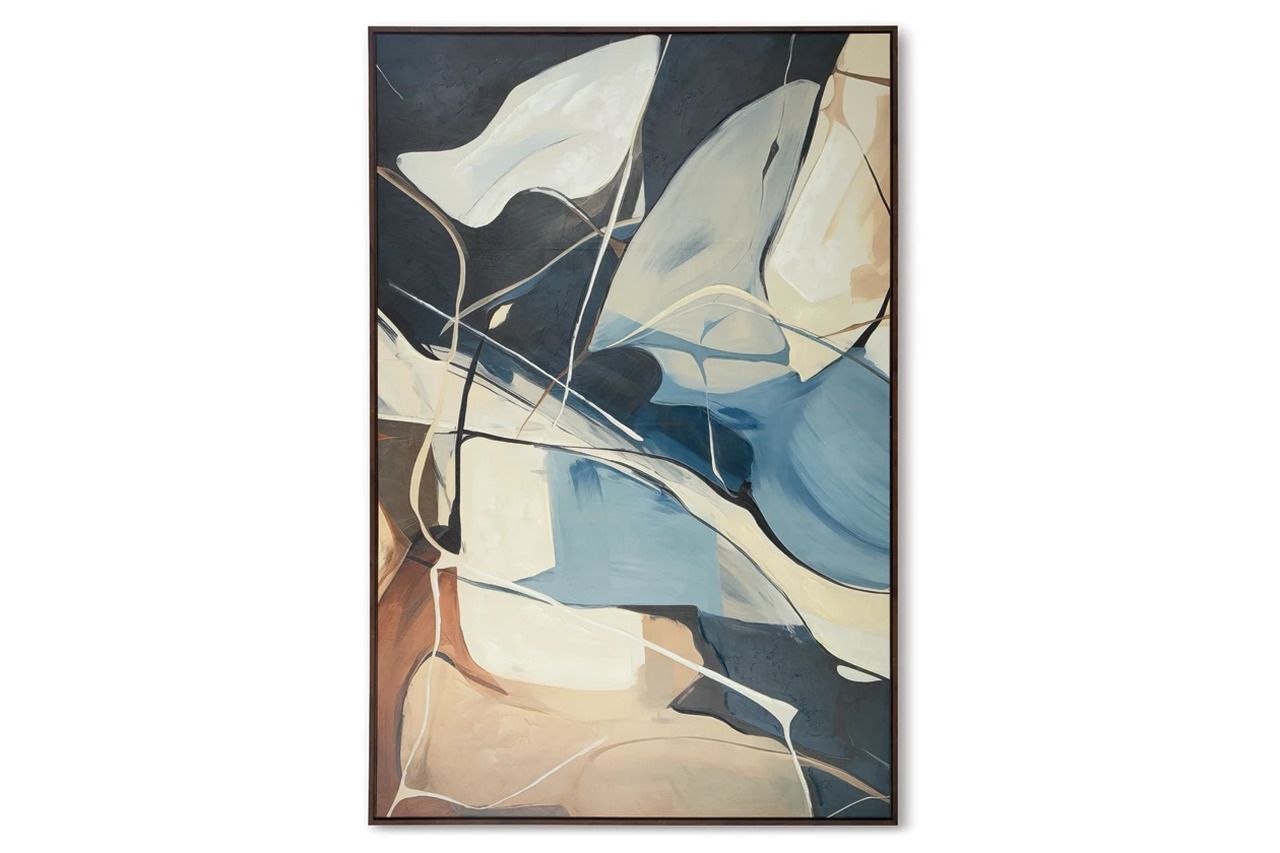 Avalen Wall Art In Blue/Brown/Beige A8000433