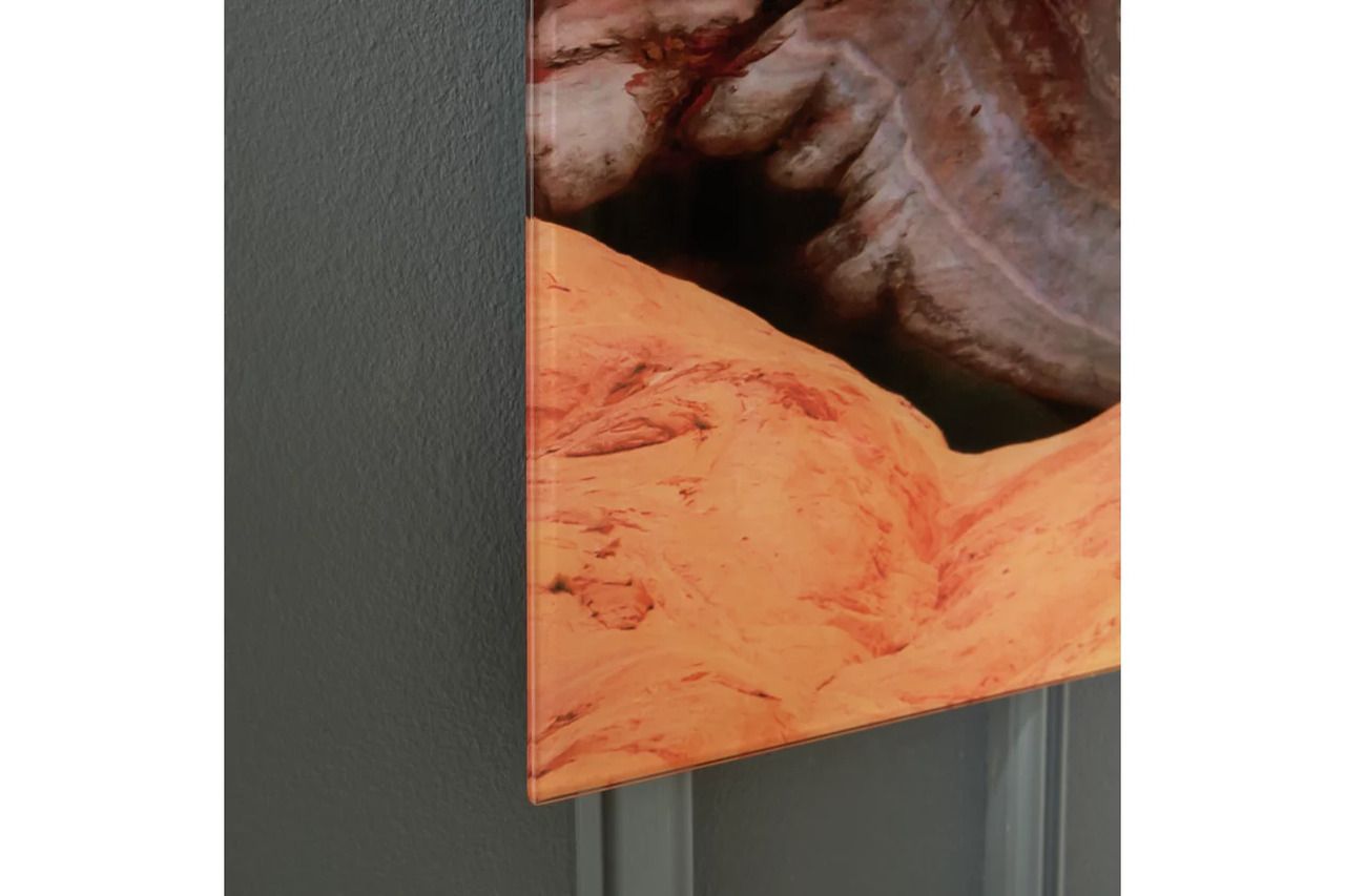 Deemsdon Wall Art In Blue and Amber A8000436