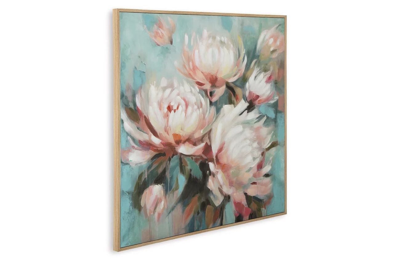 Parryville Wall Art In Aqua and Pink A8000440