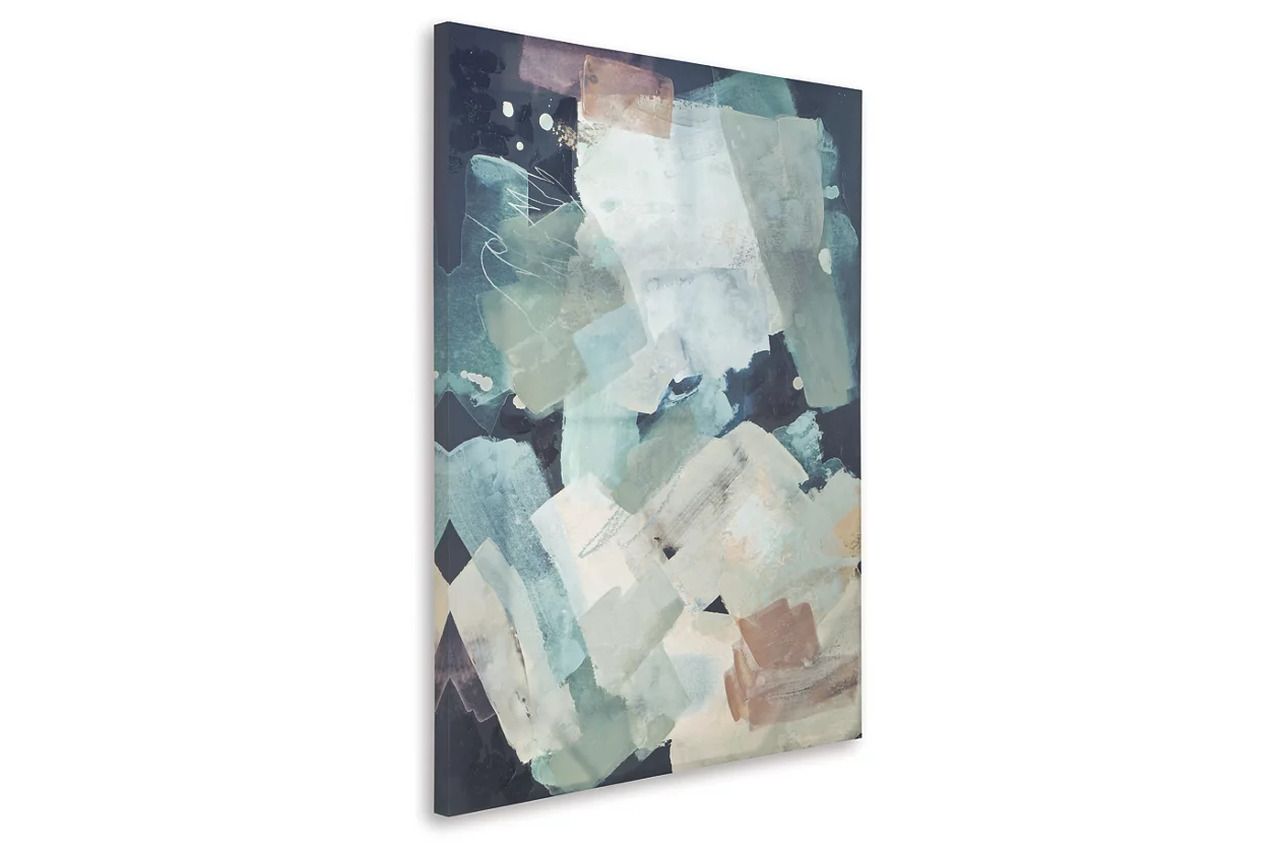 Keatsboro Wall Art In Blue and White A8000443