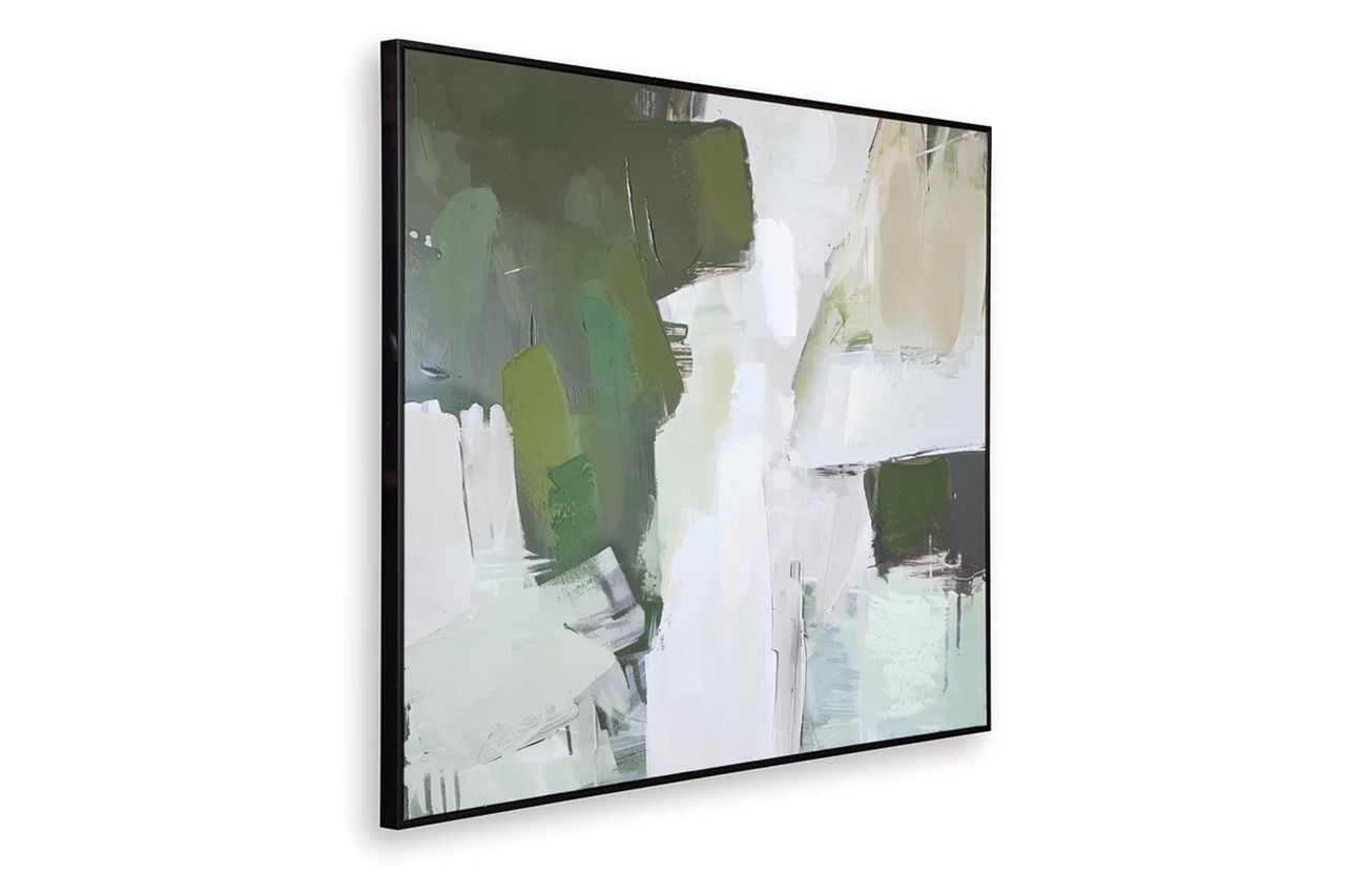 Vinick Wall Art In Green/Gray/White A8000459