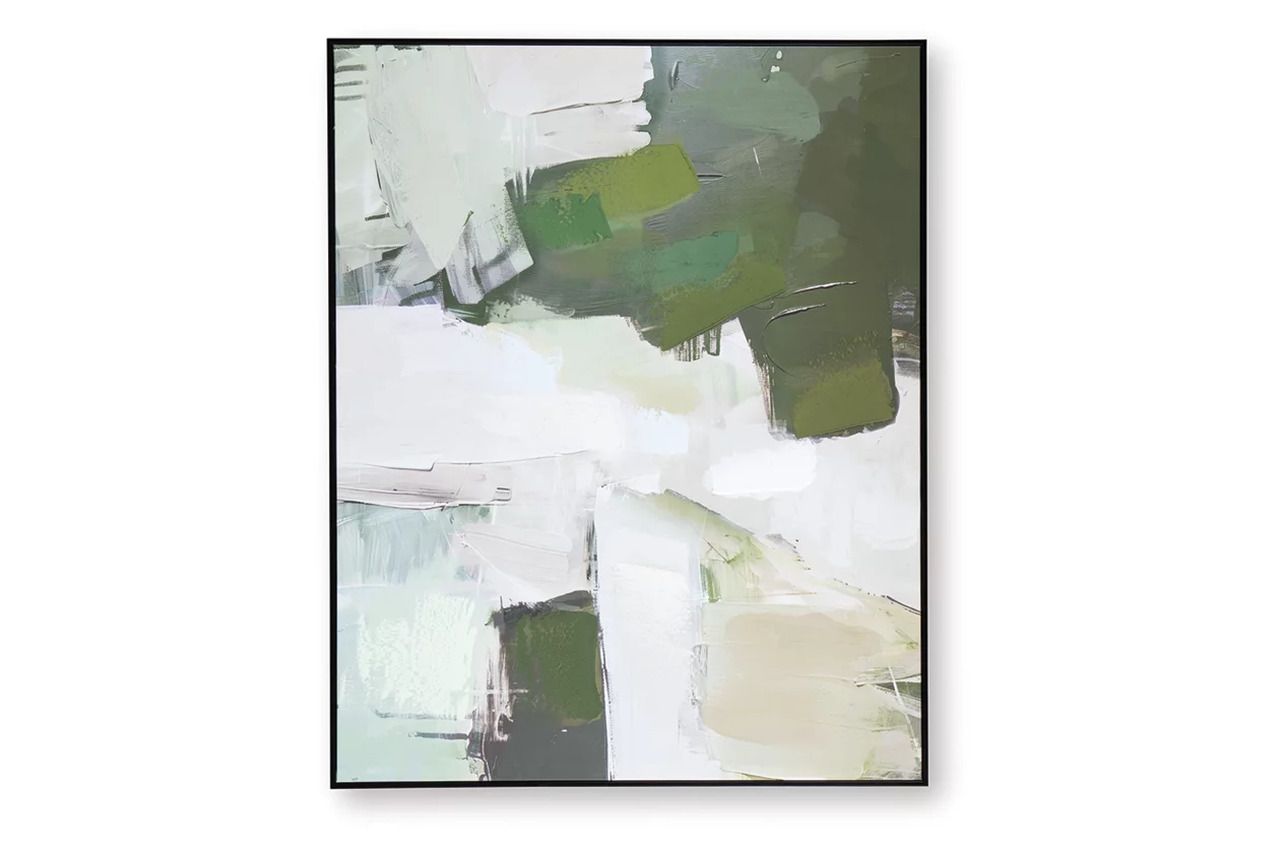 Vinick Wall Art In Green/Gray/White A8000459