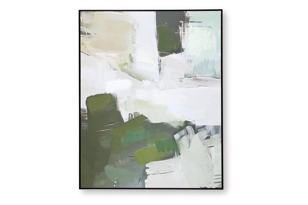 Vinick Wall Art In Green/Gray/White A8000459