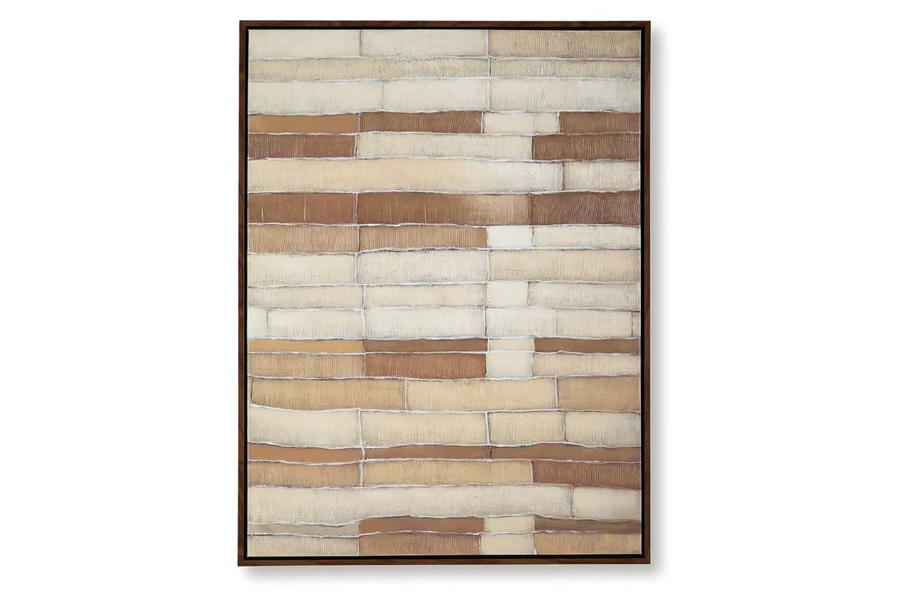 Kalanmore Wall Art In Tan and Brown and White A8000460