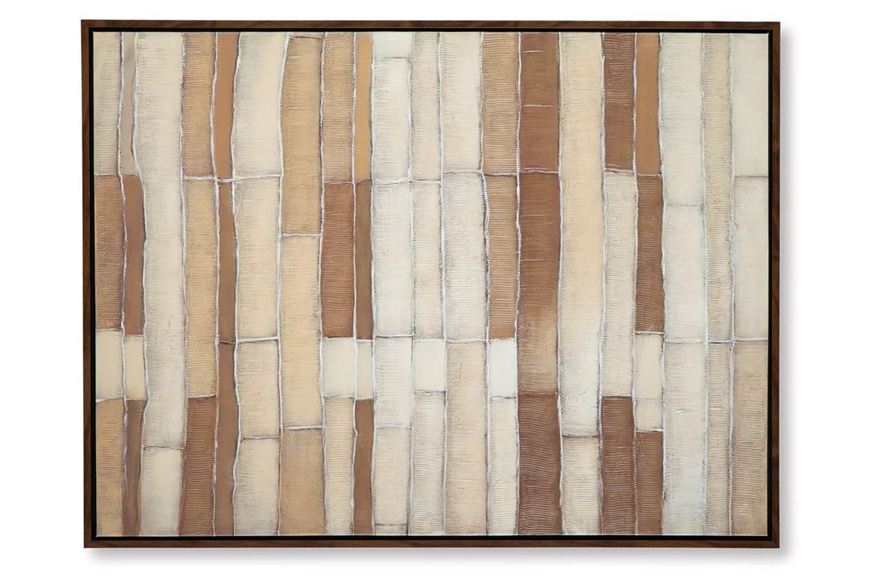 Kalanmore Wall Art In Tan and Brown and White A8000460