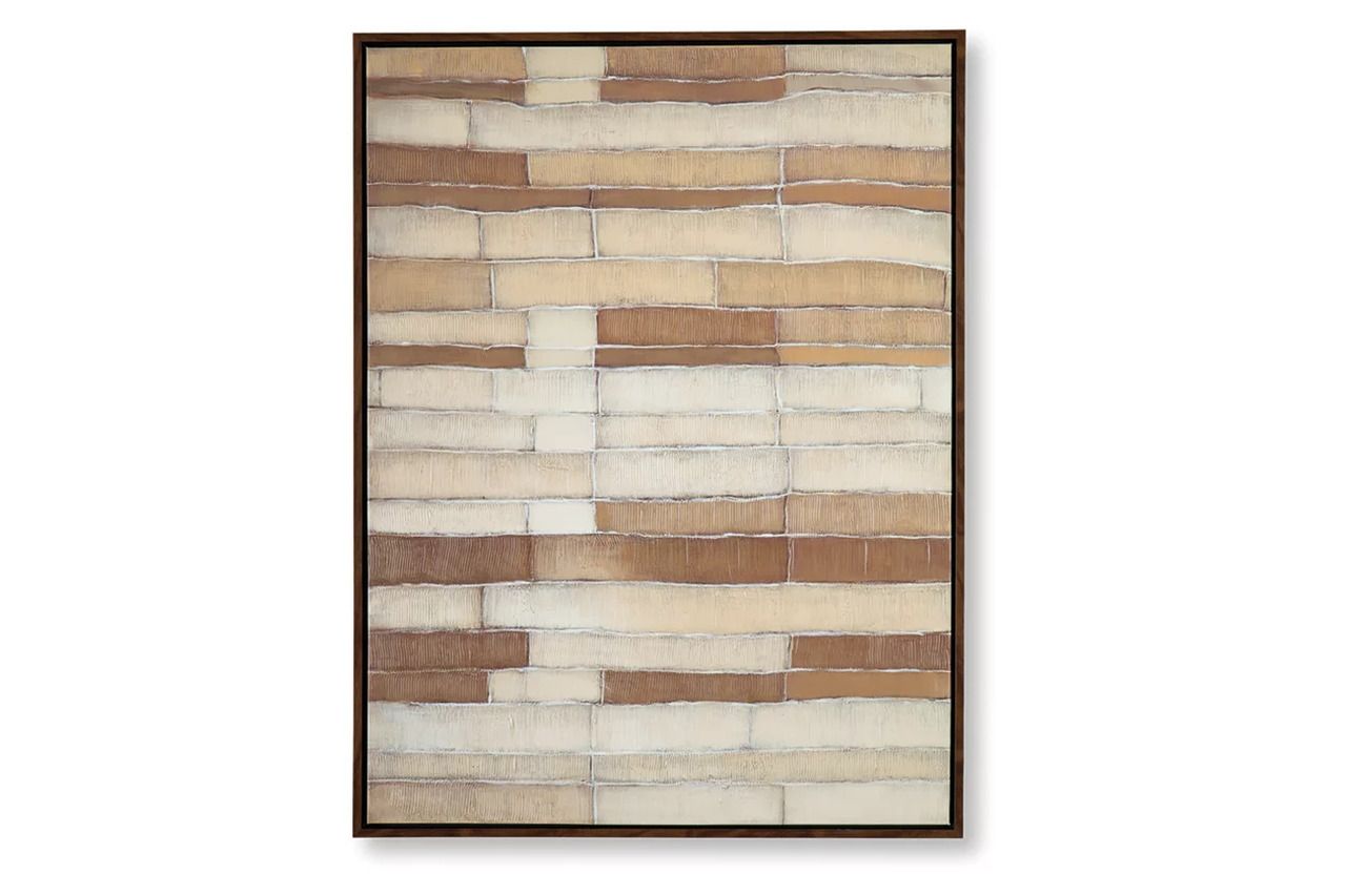 Kalanmore Wall Art In Tan and Brown and White A8000460