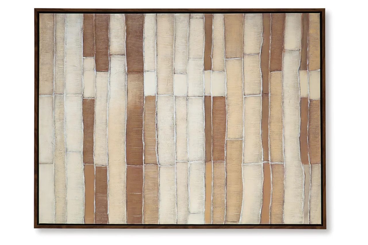 Kalanmore Wall Art In Tan and Brown and White A8000460