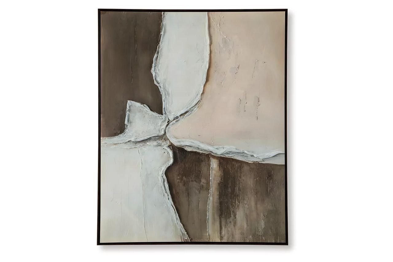 Junward Wall Art In Tan and Brown and White A8000461