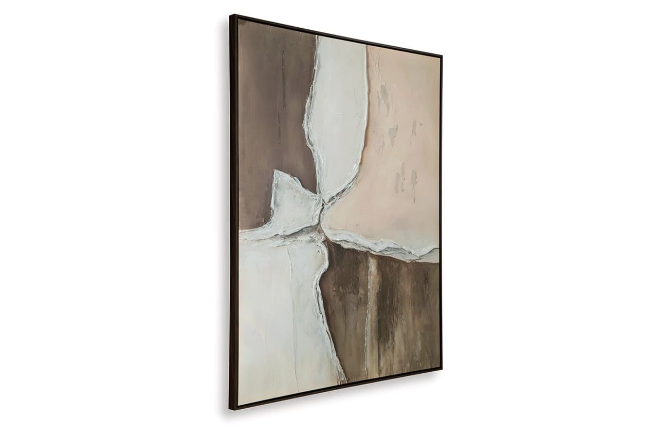 Junward Wall Art In Tan and Brown and White A8000461