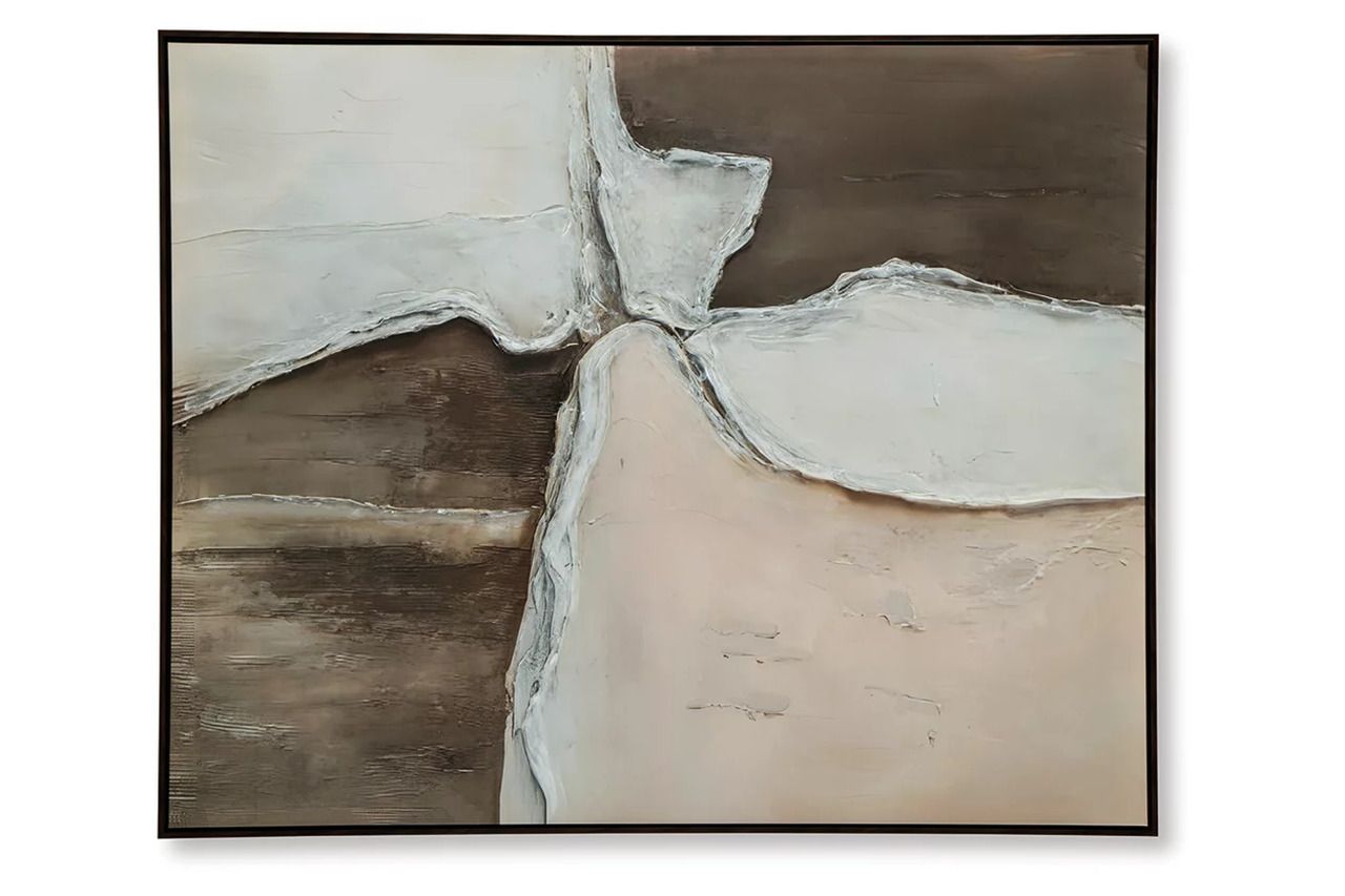 Junward Wall Art In Tan and Brown and White A8000461