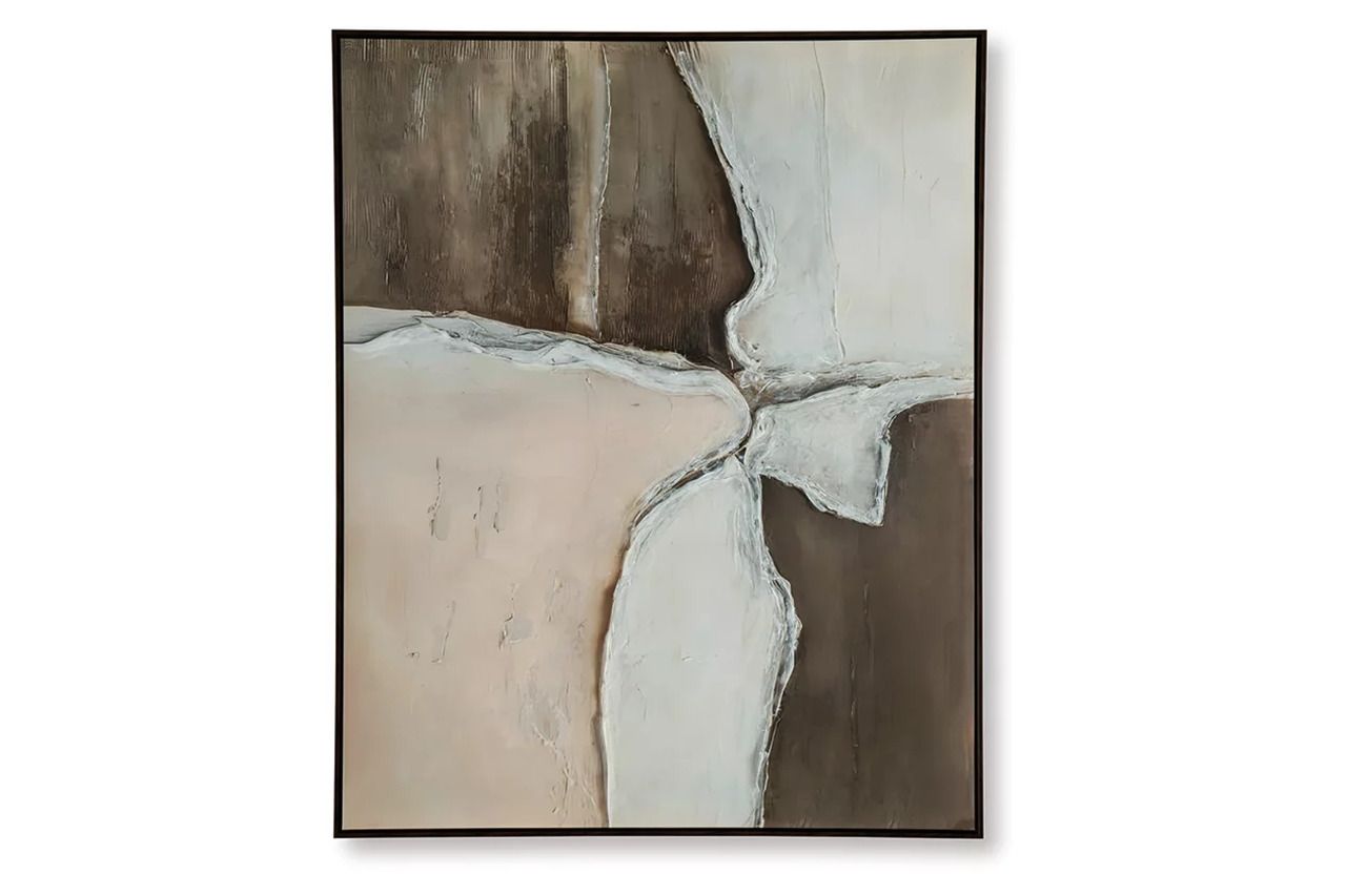 Junward Wall Art In Tan and Brown and White A8000461
