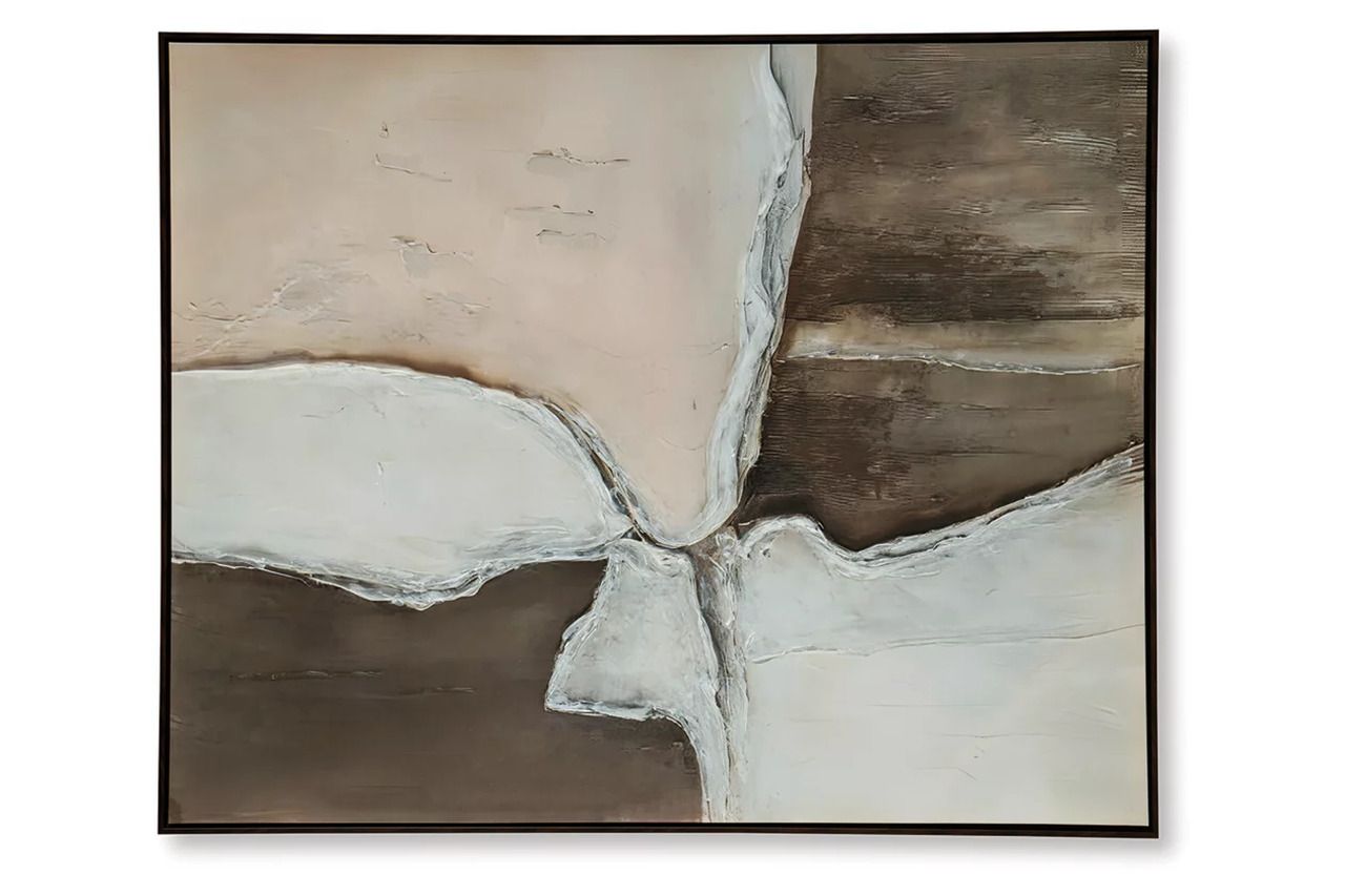 Junward Wall Art In Tan and Brown and White A8000461