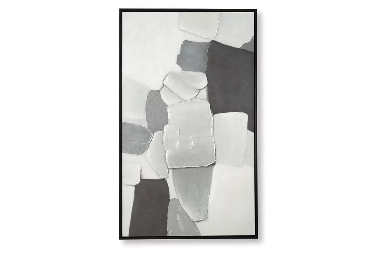 Adilson Wall Art In Black and White and Gray A8000463