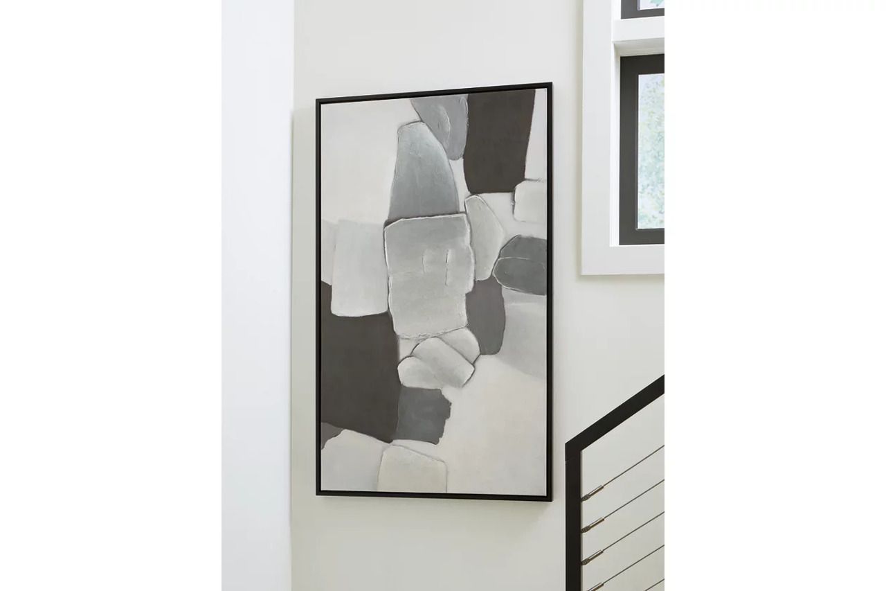 Adilson Wall Art In Black and White and Gray A8000463