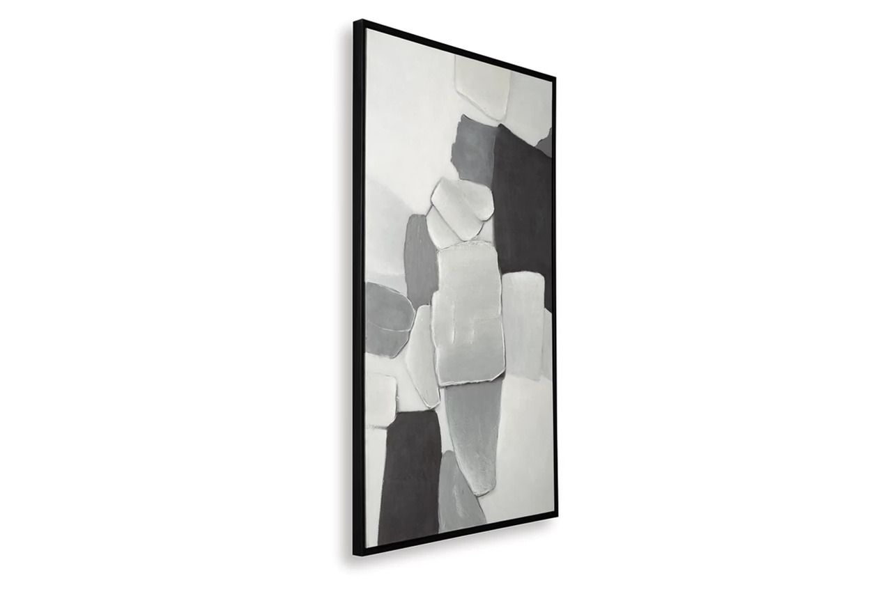 Adilson Wall Art In Black and White and Gray A8000463