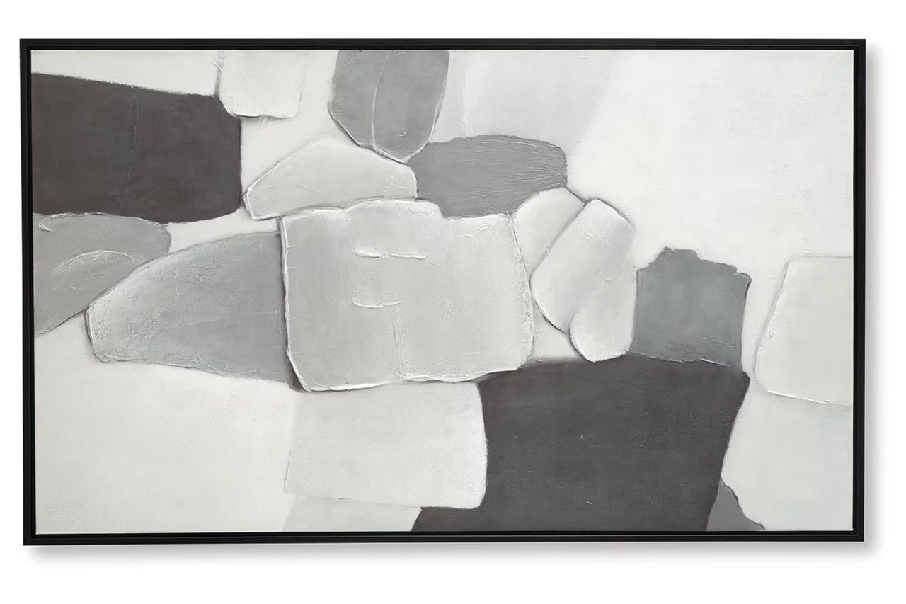 Adilson Wall Art In Black and White and Gray A8000463