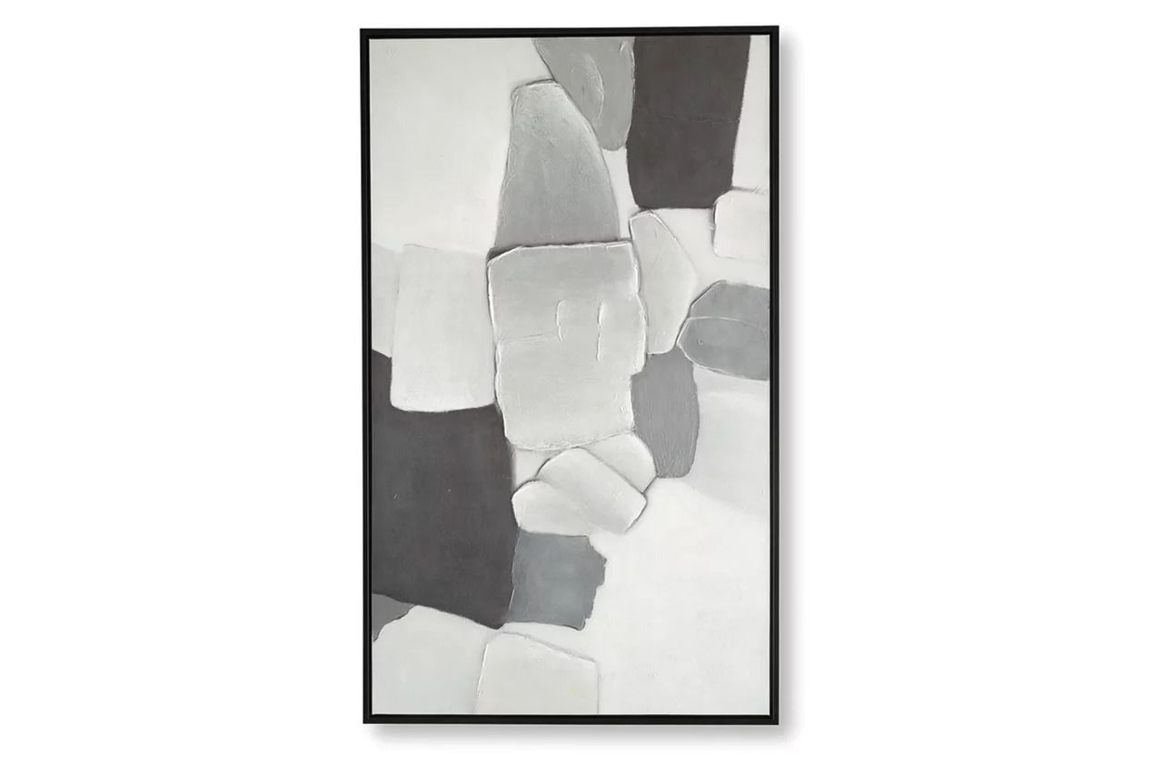 Adilson Wall Art In Black and White and Gray A8000463
