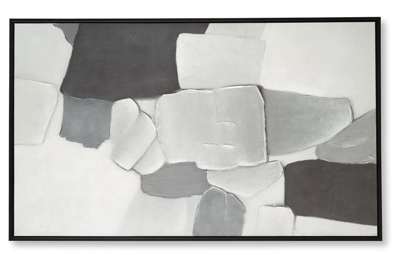 Adilson Wall Art In Black and White and Gray A8000463
