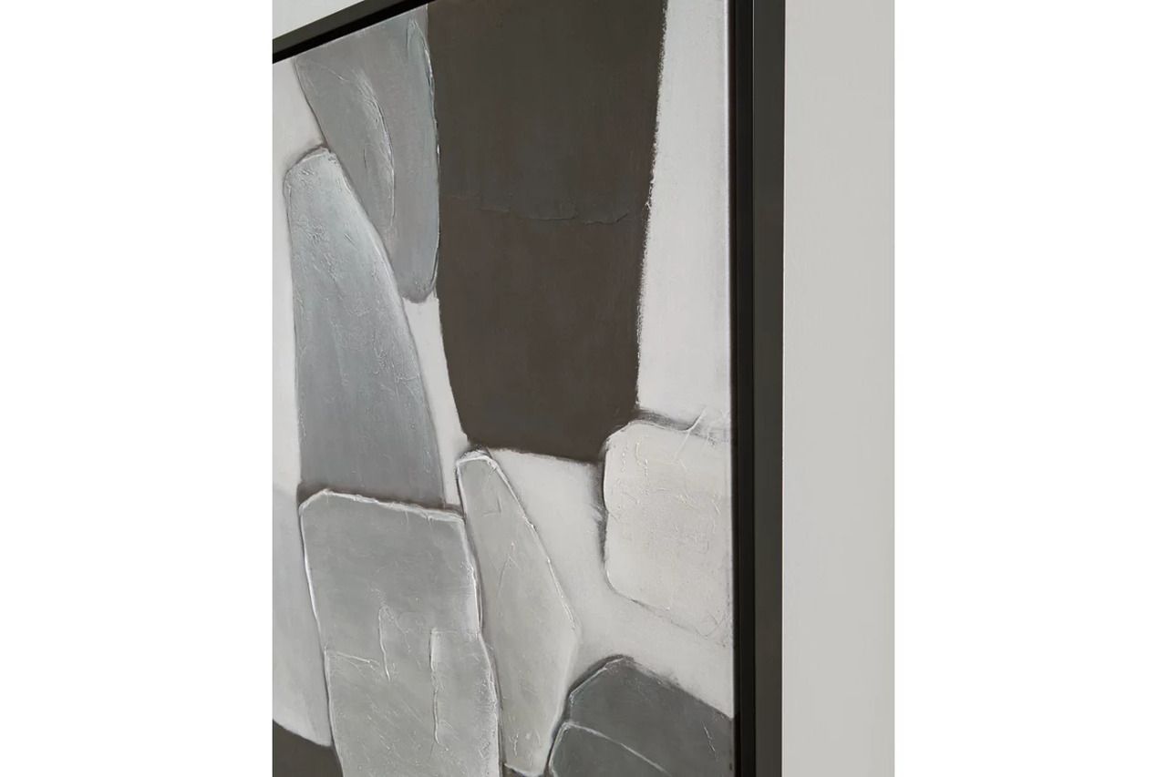 Adilson Wall Art In Black and White and Gray A8000463