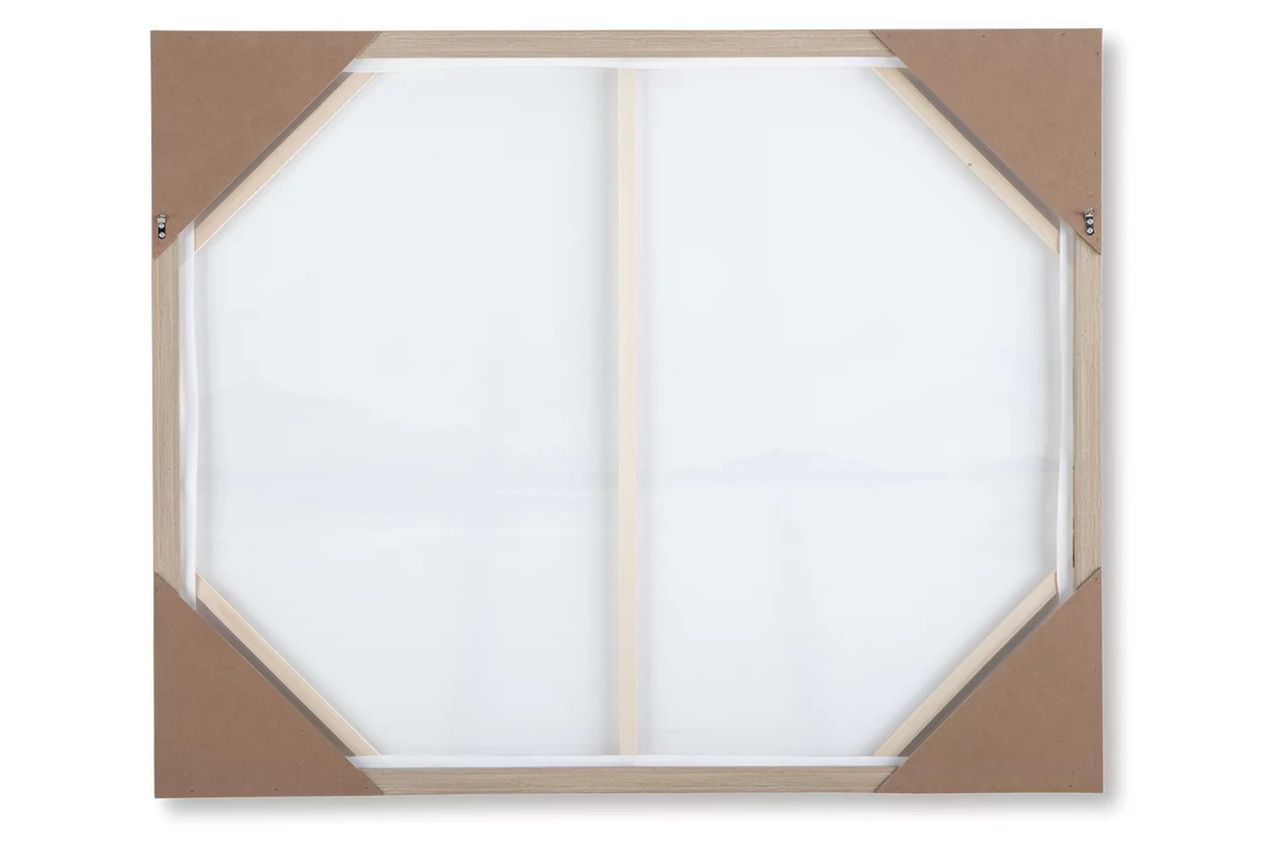 Karalen Wall Art In White and Gray and Brown A8000465