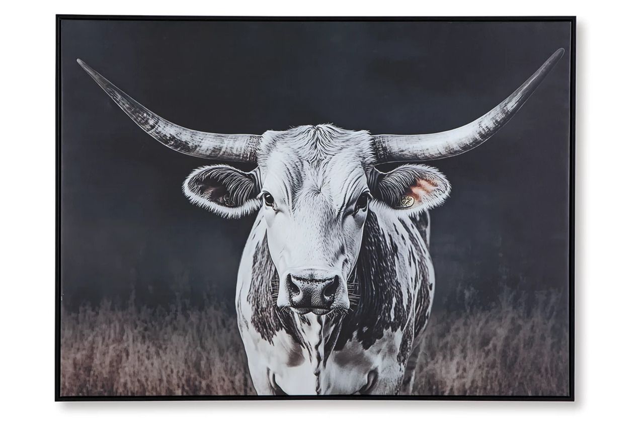 Harlandale Wall Art In Black and White and Brown A8000467