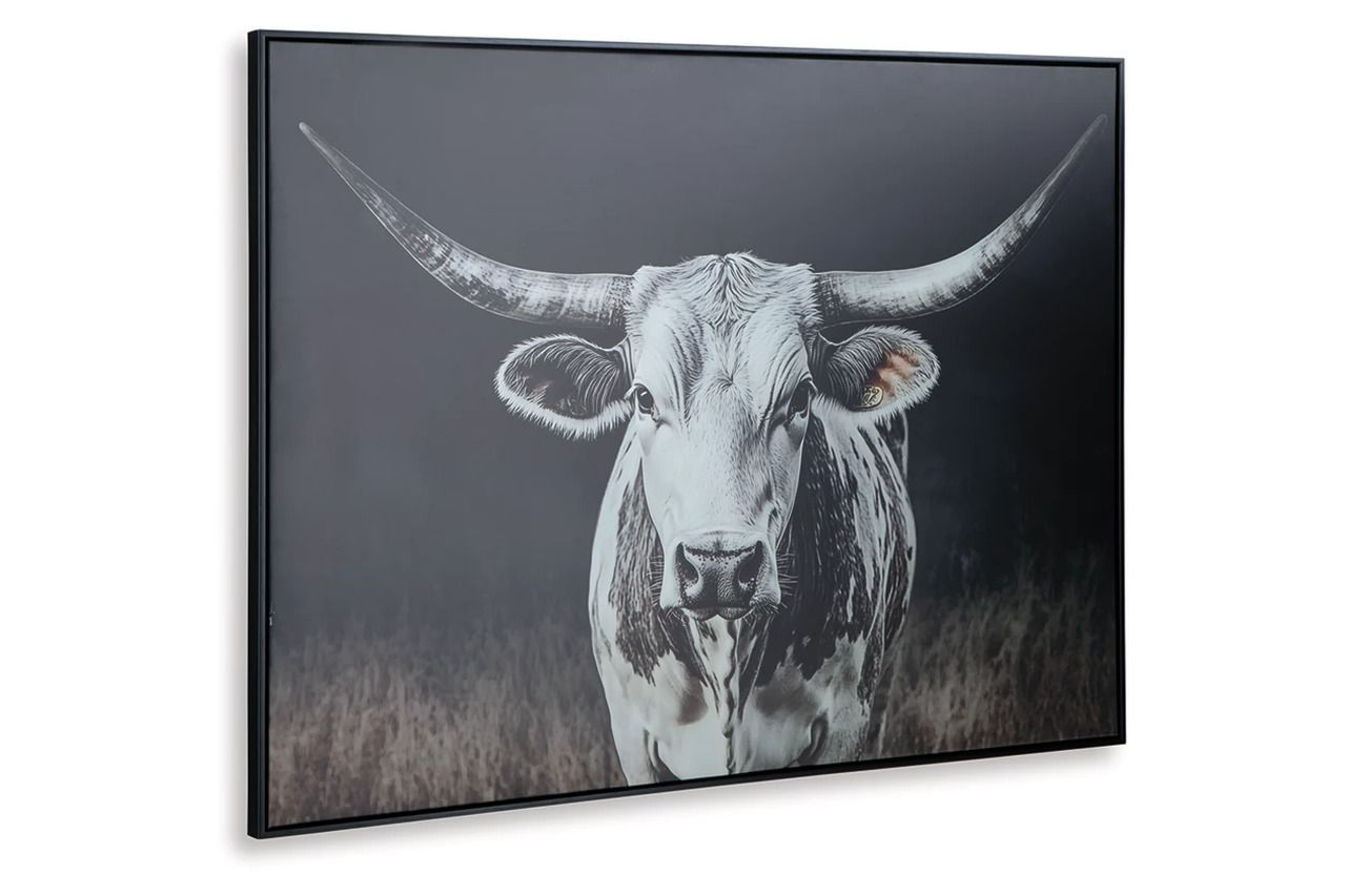 Harlandale Wall Art In Black and White and Brown A8000467