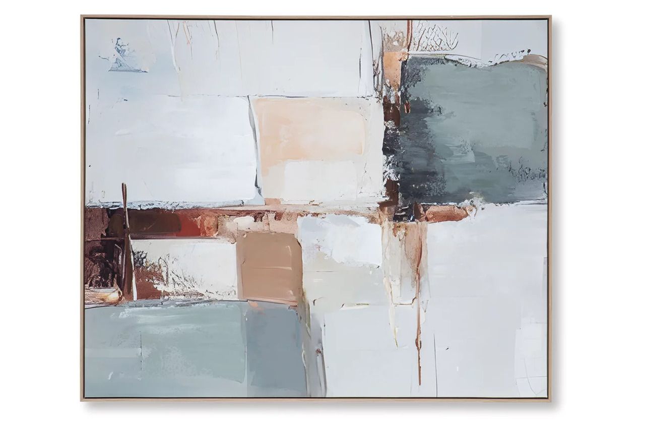 Trailport Wall Art In Multi A8000473