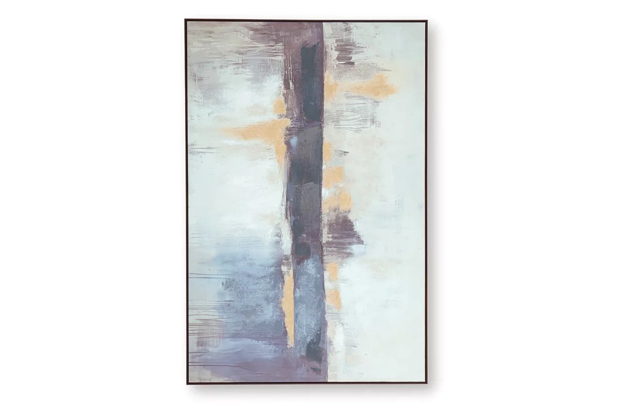 Gatesford Wall Art In Blue/White/Tan A8000479