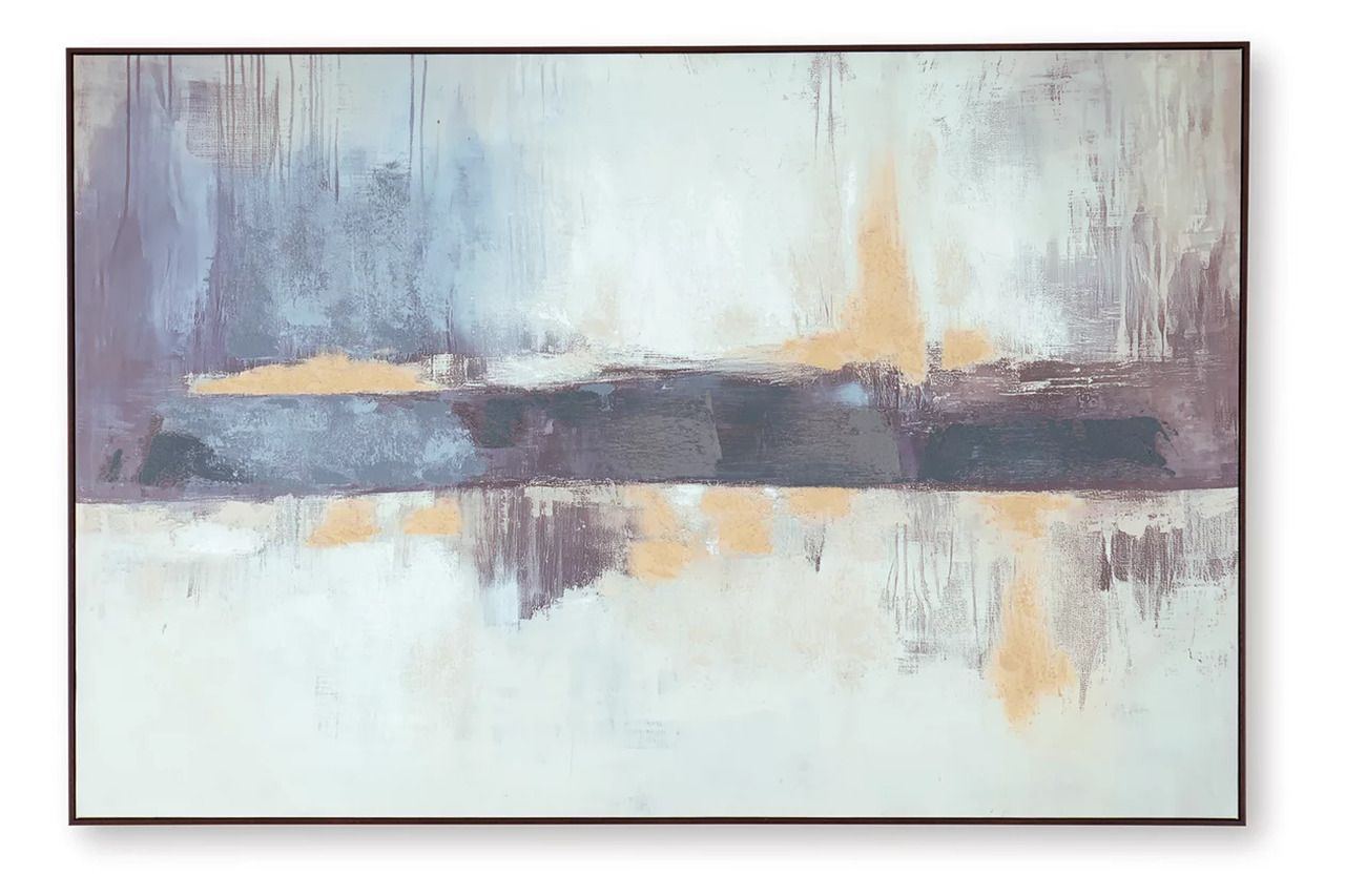 Gatesford Wall Art In Blue/White/Tan A8000479