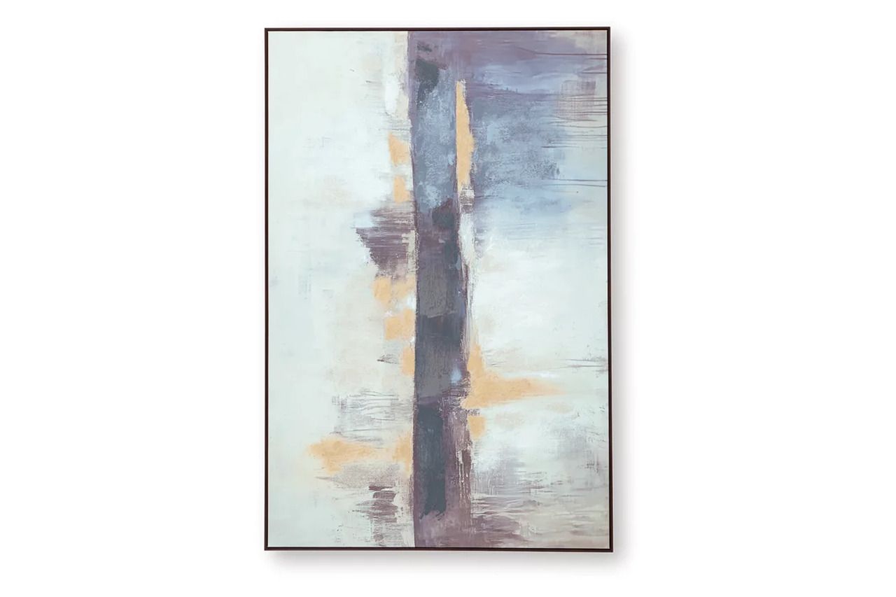 Gatesford Wall Art In Blue/White/Tan A8000479