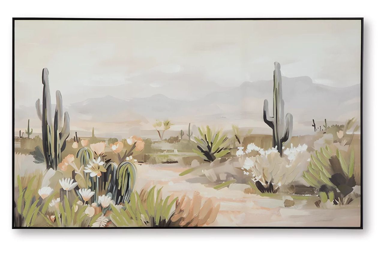 Sidworth Wall Art In Green/Beige/Gray A8000480
