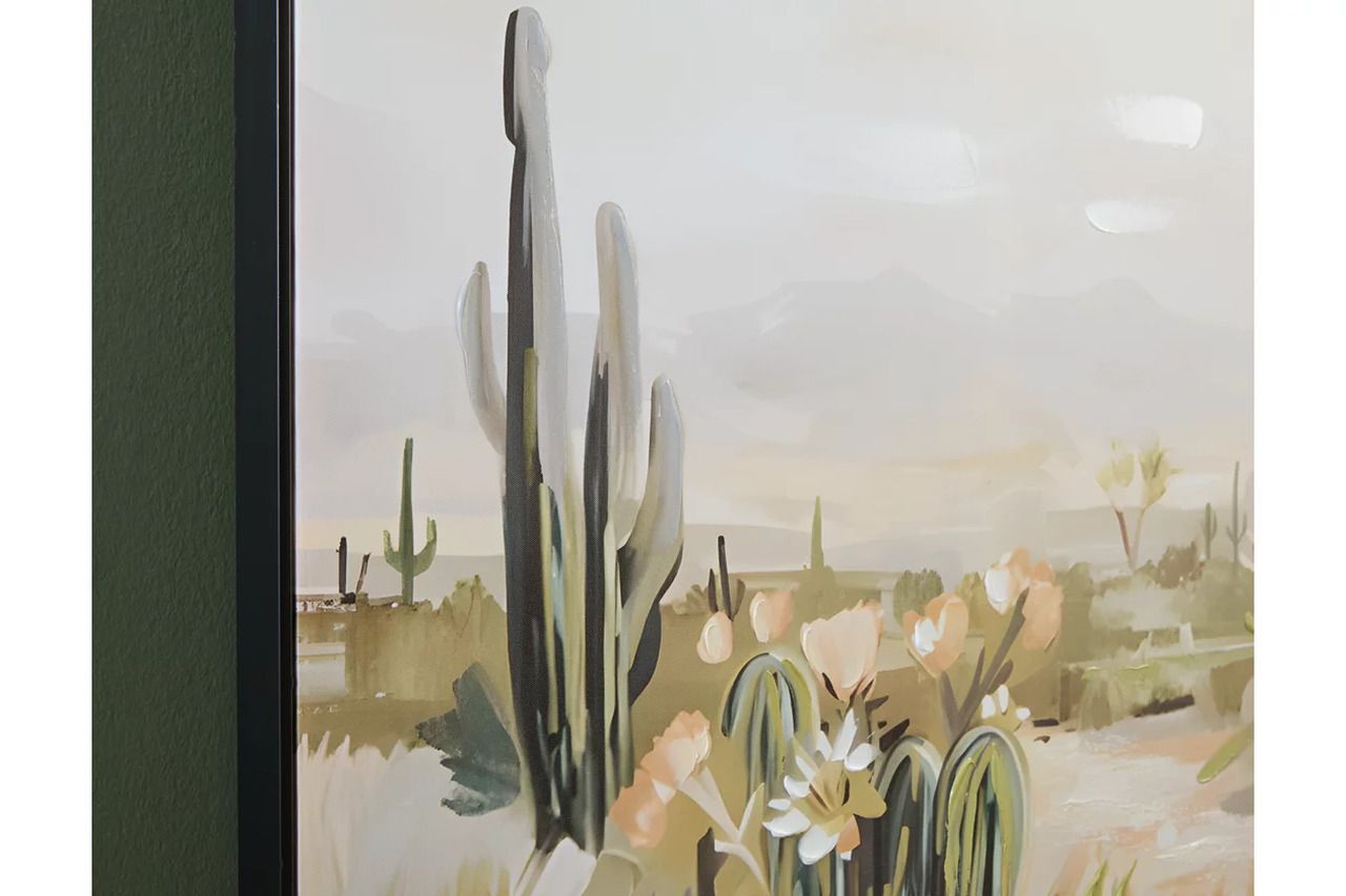 Sidworth Wall Art In Green/Beige/Gray A8000480