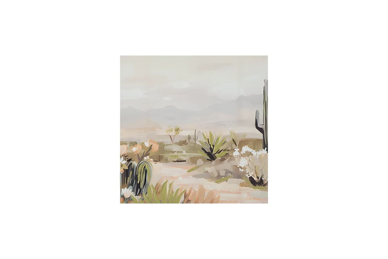 Sidworth Wall Art In Green/Beige/Gray A8000480