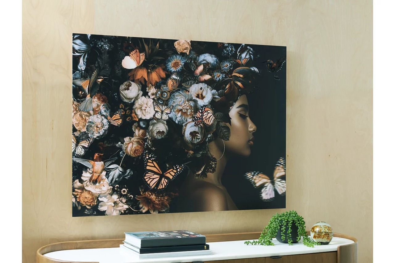 Valfer Wall Art In Orange/Black/White A8000481