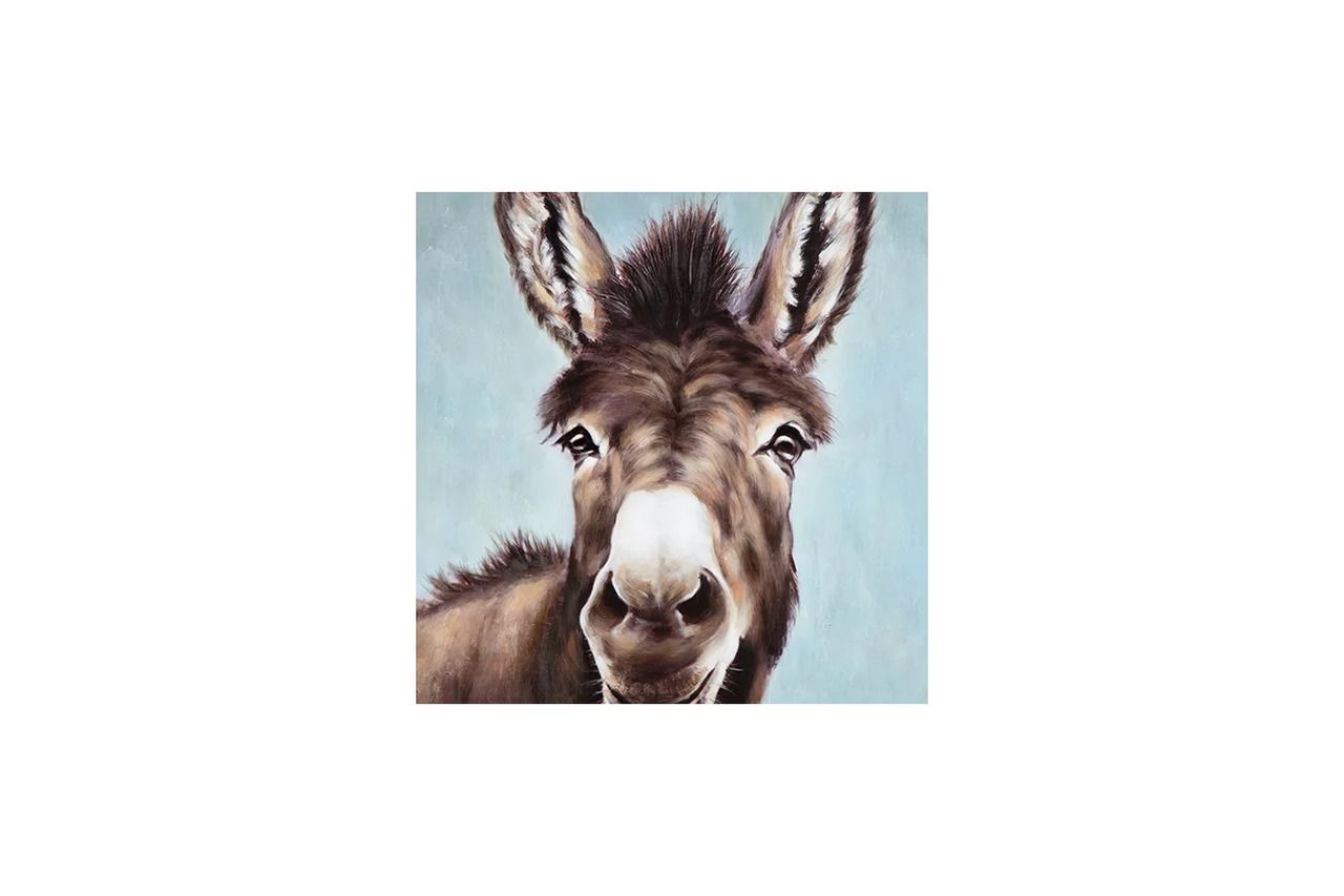 Landerton Wall Art In Blue/White/Brown A8000488