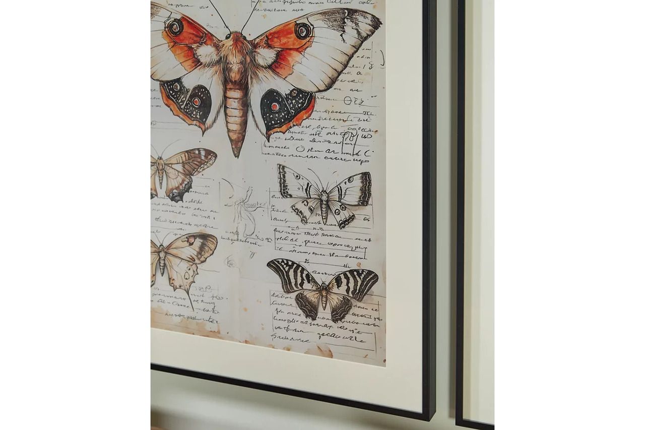 Jossletts Wall Art Set of 3 In Orange/Black/Ivory A8000490