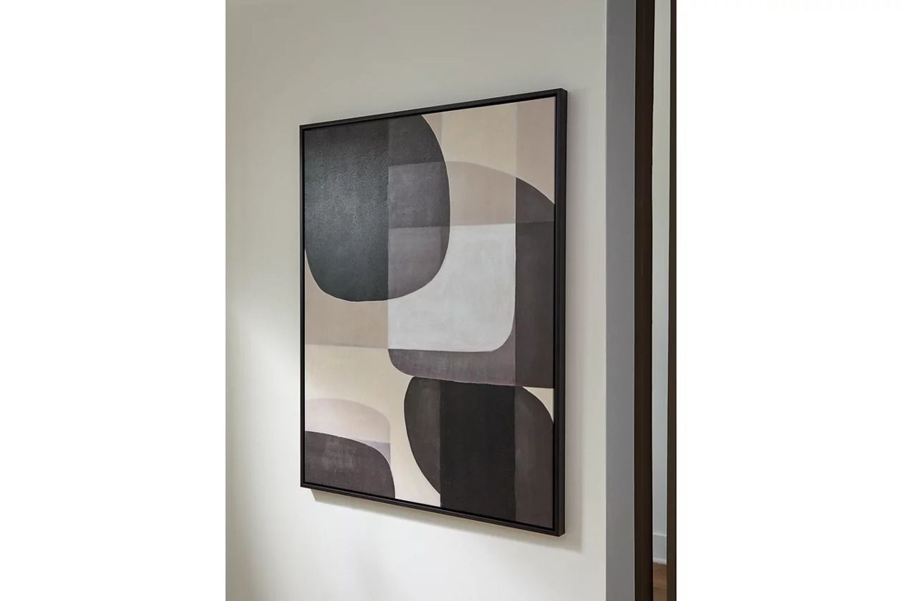 Kesleigh Wall Art In Black and White A8000495
