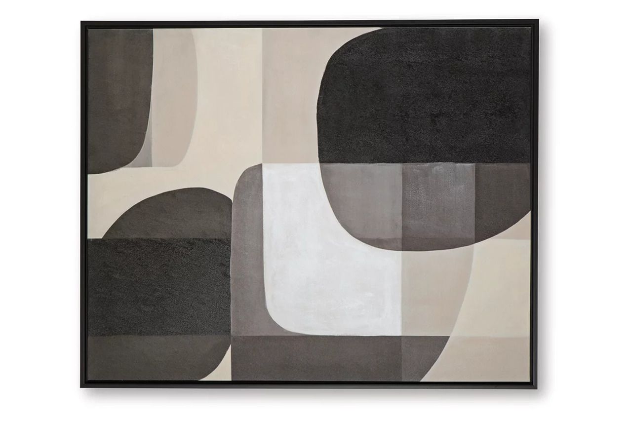 Kesleigh Wall Art In Black and White A8000495