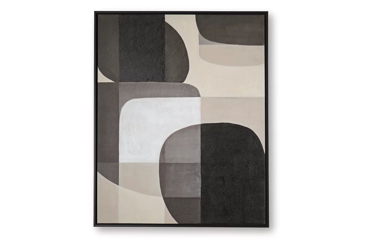Kesleigh Wall Art In Black and White A8000495