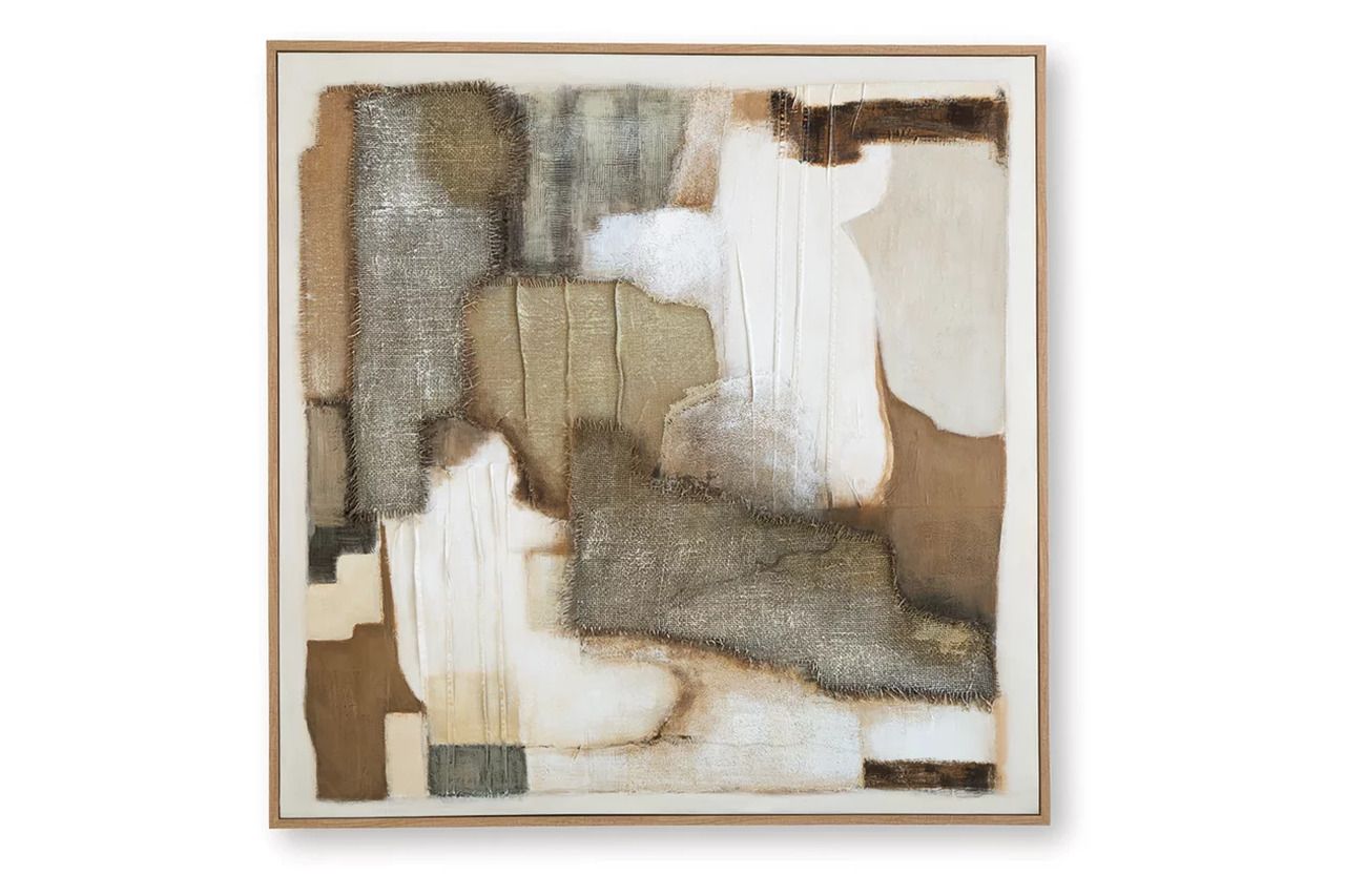 Wylander Wall Art In Tan/Brown/Gray A8000497