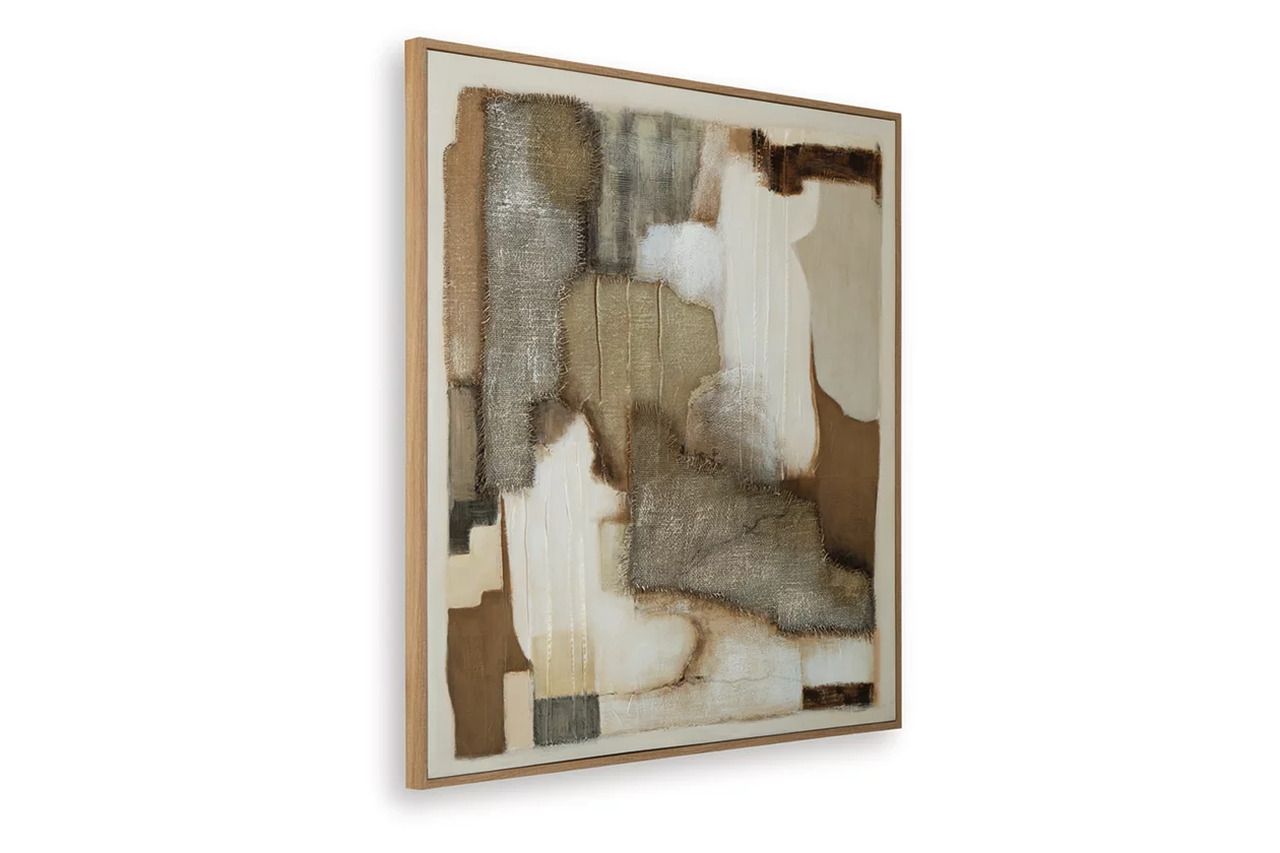 Wylander Wall Art In Tan/Brown/Gray A8000497