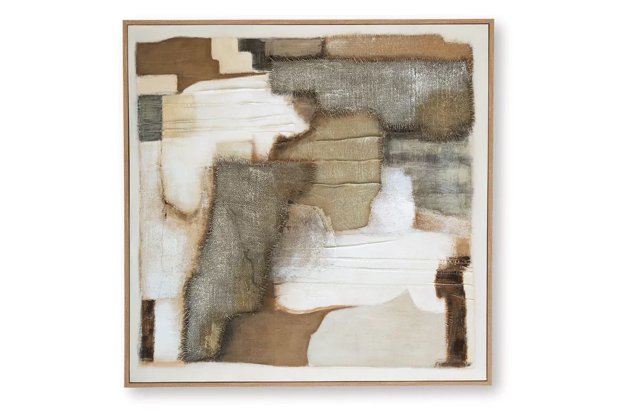 Wylander Wall Art In Tan/Brown/Gray A8000497
