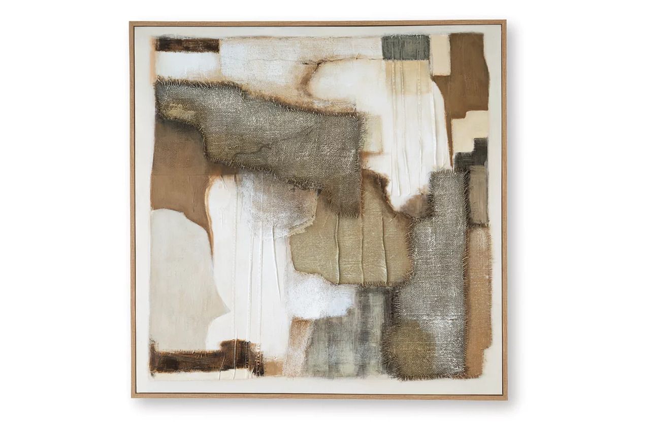 Wylander Wall Art In Tan/Brown/Gray A8000497
