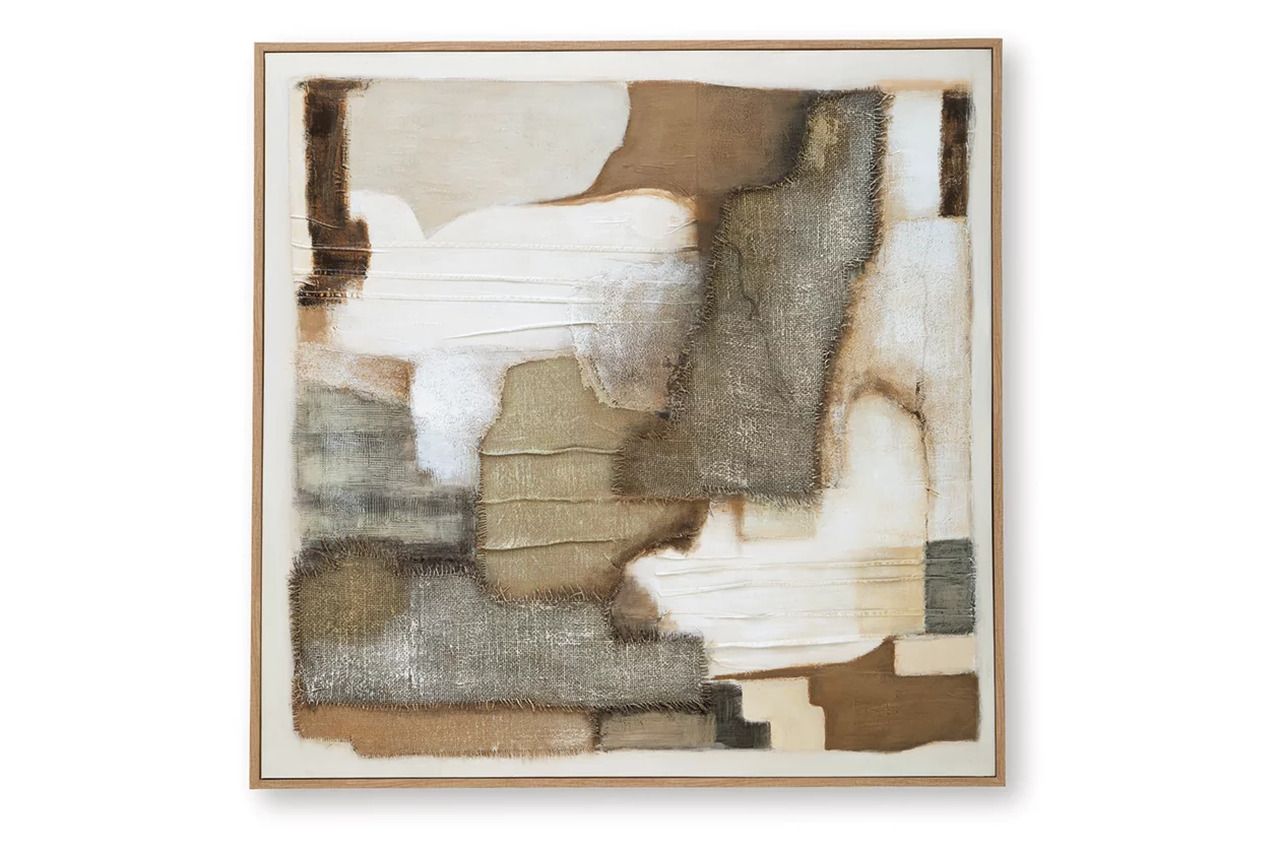 Wylander Wall Art In Tan/Brown/Gray A8000497