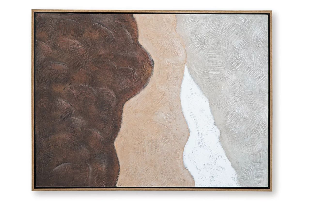 Fanthorne Wall Art In Tan/Brown/White A8000500