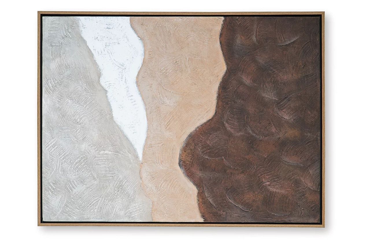 Fanthorne Wall Art In Tan/Brown/White A8000500