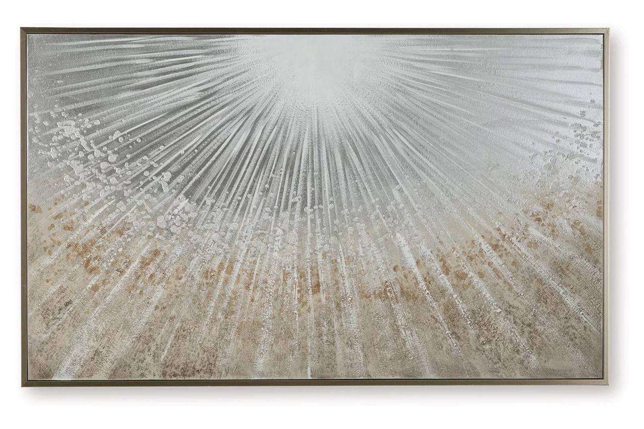 Waldard Wall Art In Gray/Taupe/White A8000501