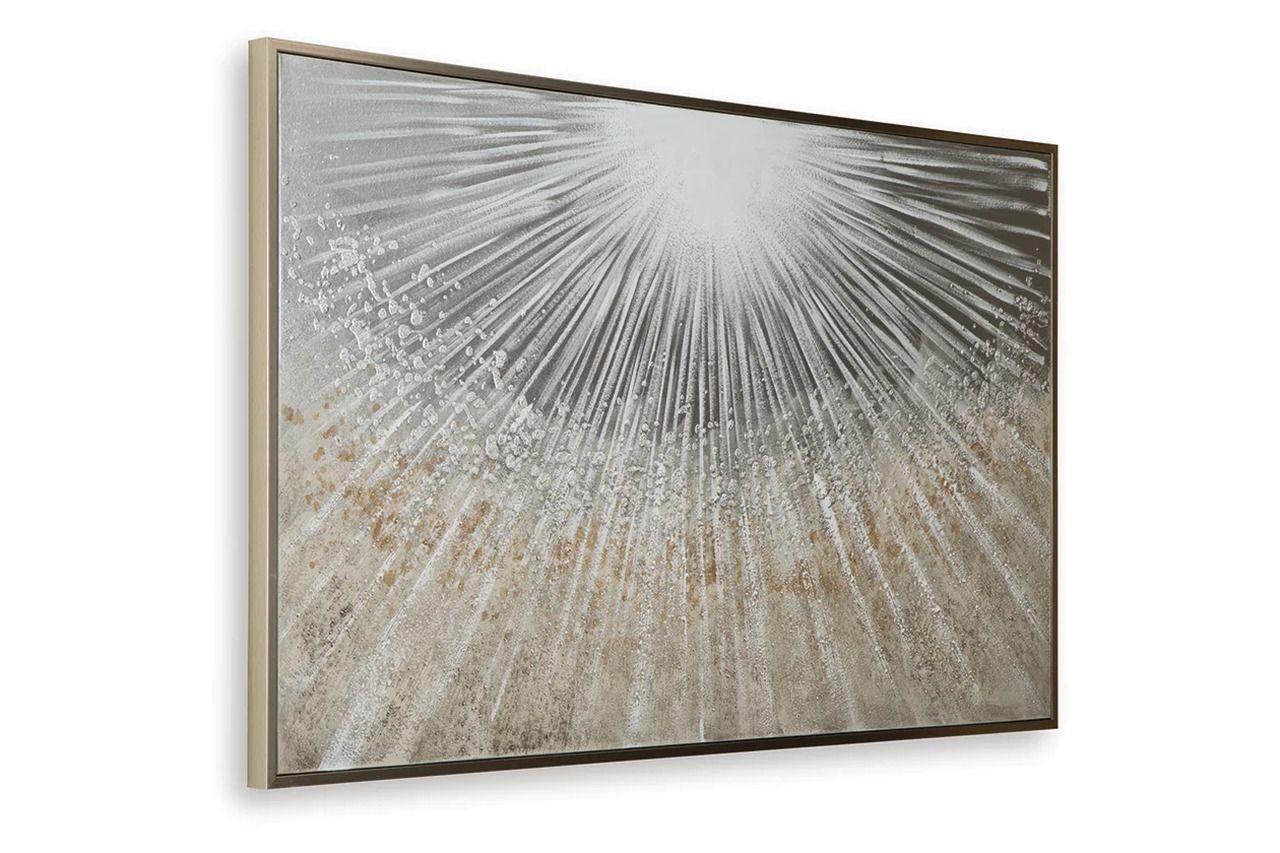 Waldard Wall Art In Gray/Taupe/White A8000501